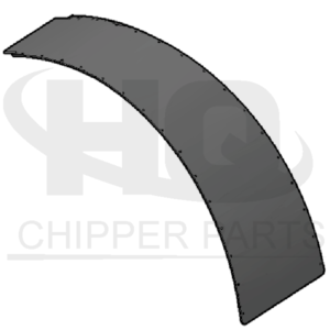 Wear-out metal sheet for blower tube