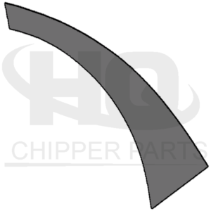 Wear-out metal sheet for blower tube (side)