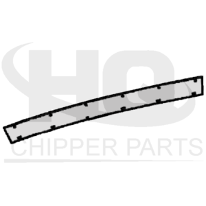 Wear-out metal sheet for blower tube (side)