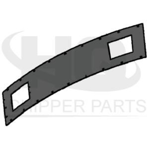 Wear-out metal sheet for blower tube (side)