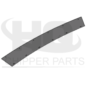 Wear-out metal sheet for blower tube (side)
