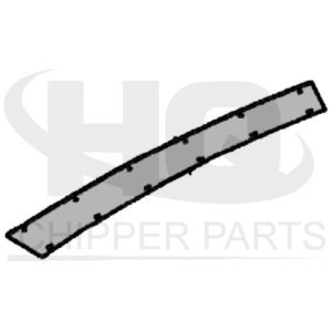 Wear-out metal sheet for blower tube (side)