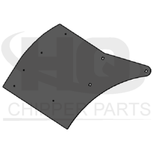Wear-out metal sheet for blower house