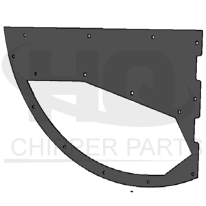 Placa vertical del soplador