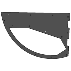 Partie de corps de soufflerie
