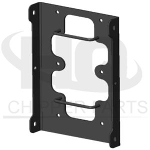 Frame for hatch cover with two handles