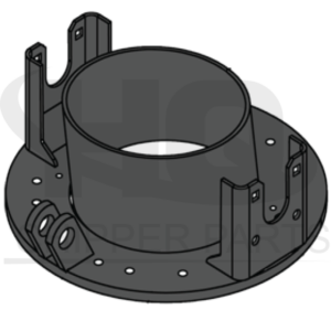 Blower tube transition