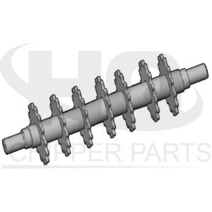 Passive axle with gears