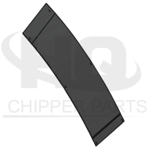 Wear-out metal sheet for blower tube (bottom)