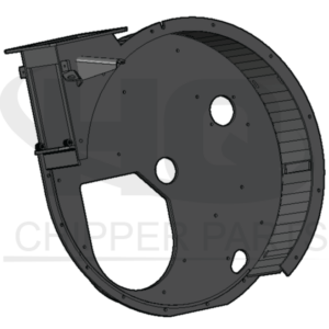 Wear-out metal sheet for blower house