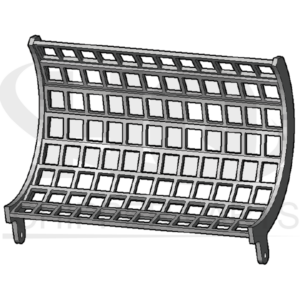 Screening basket, Material: Hardox 500 15 mm, SKU: J130 Screening basket
