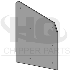 Wear-out metal sheet for blower house