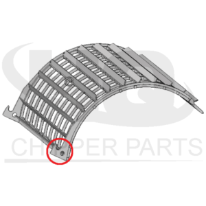 Siebblech, Material: Hardox 450, S355, Model: Albach, SKU: D007 Siebblech