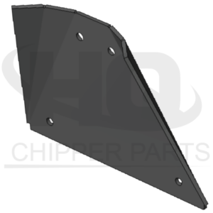 Wear-out metal sheet for blower tube transition