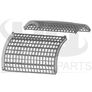 Grille (1+1), Material: Hardox 500, Model: Jenz, Code: J137 Grille (1+1)