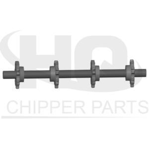 Passive axle with gears