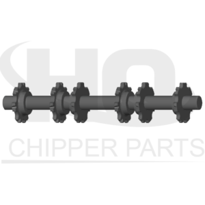 Passive axle with gears