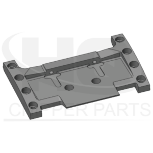 Rotor middle bottom clamp ( 440 x 360 x 77 )