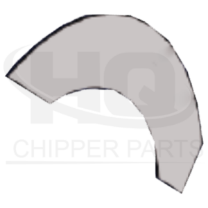 Seitenverkleidung des Rotordeckels, Material: Hardox 500, SKU: D141 Seitenverkleidung des Rotordeckels
