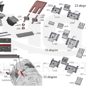 ROTOR-(TROMMEL-)TEILE