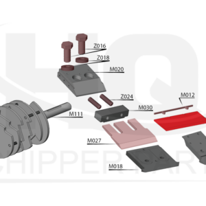 ROTORTEILE (TROMMEL) (233 mm breites Messer mit 2 Schnitten)