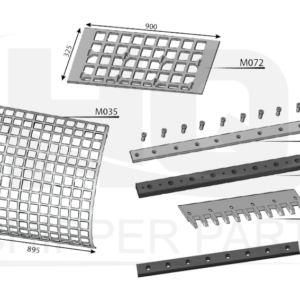 SCREENING BASKET PARTS