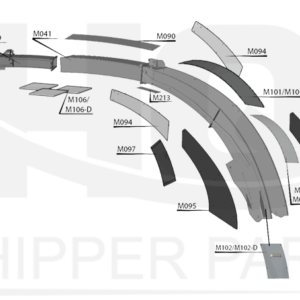 PIECES DE GOULOTTE D’ÉJECTION (TYPE 1)