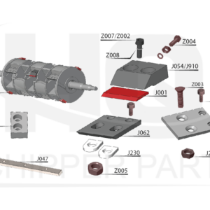 PIEZAS DEL ROTOR (TAMBOR)