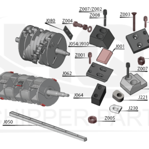 ROTOR (TROMMEL) TEILE