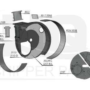 BLOWER HOUSE PARTS