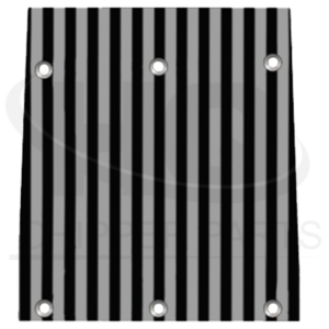 Blower tube end interchangeable plate