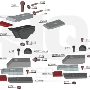 ROTOR-(TROMMEL-)TEILE