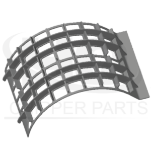 Grillle, Materiel: Hardox 450, Model: Heizohack, Code: HZM028 Grillle