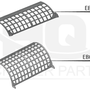 Skärmkorgsdelar